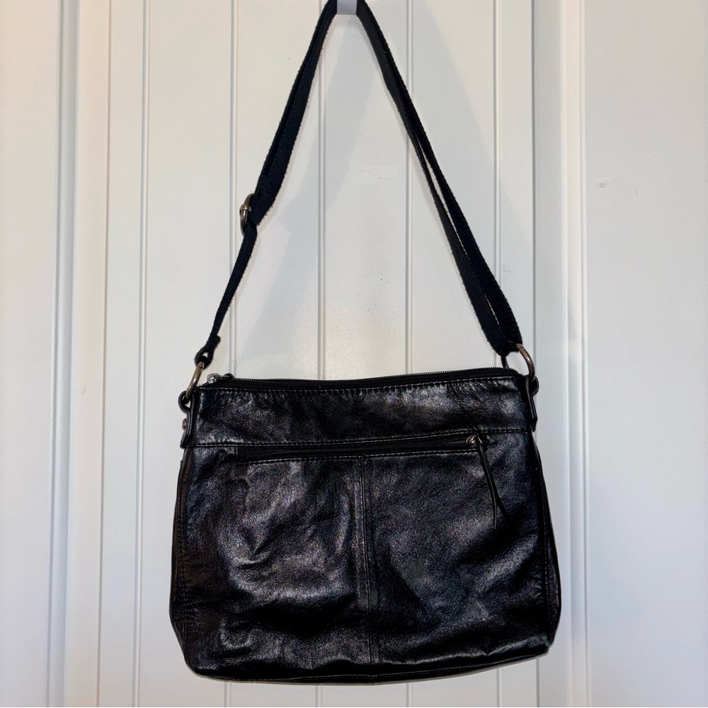 The Sak Black Embossed Shoulder Bag - Picture 4 of 5